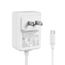 SunFounder 27W PD Power Supply for Raspberry Pi 5, 5.1V 5A GaN 1.2m 3.6ft USB-C Changer Adapter for Raspberry Pi 5 8G/4G/2G/Raspberry Pi 4/Pironman 5 (ETL Listed)