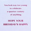 American Greetings 25th Birthday Card (Quarter Century)