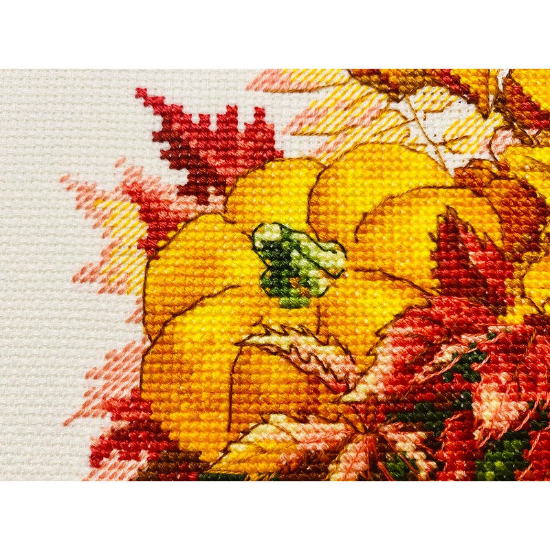 Riolis Cross Stitch Kit Hello Autumn Counted Pattern 25 x
