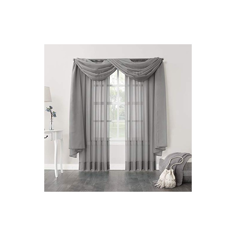 No: 918 Emily - Panel de cortina de gasa transparente