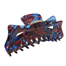 KOEIDO Beauty Hair Claw Extra Large 5.3 inches (135 mm) Extra Large Hair Clip, Plant-derived Plastic, Acetate Resin, Gutching, MEGA Max, For Those Who Could Not Satisfy Hair Volumes Previously Large