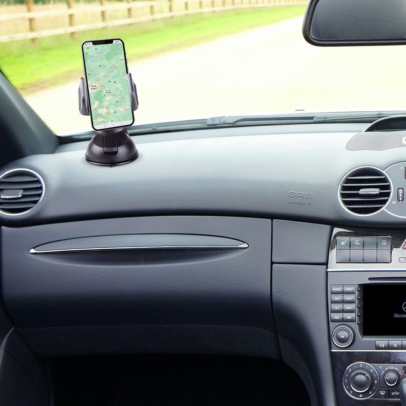LAX Gadgets Premium Phone Car Mount - Strong Suction Cup