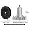 Fourtry 130794 Spindle 153535 Pulley Compatible with Craftsman Mower -