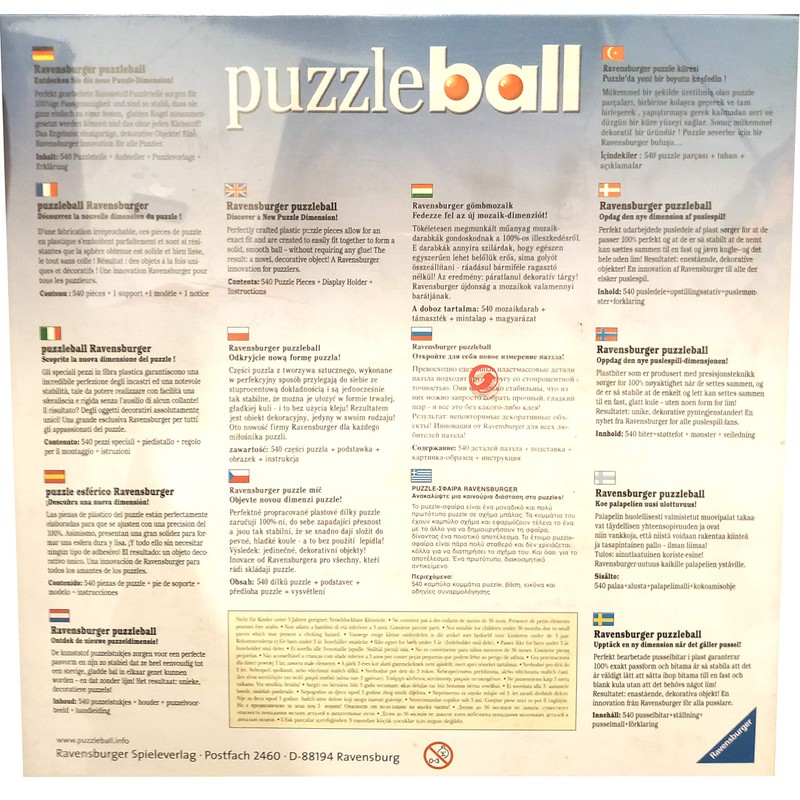 Ravensburger - Puzzleball 540 Teile - Sternenhimmel