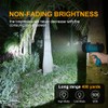 YIERBLUE Rechargeable Spotlight Flashlight IP67 Waterproof with 8000 Lumen LED,
