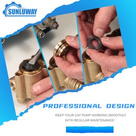 Sunluway 76975 Seal Kit CAT Seal Kit for 4DNX Pumps Fits for Replacement CAT 4DNX25GSI & 4DNX27GSI Pump