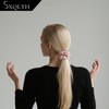 SXQLYH Scrunchie Velvet Elastics, Large Hair Scrunchie, Thick Soft Comfortable