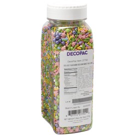 DECOPAC Bloom Sweet Bloom Deluxe Fusion Mix, 26oz, Fancy Candy Sprinkles in Handheld Container, Edible Sprinkles For Celebration Cakes, Cupcakes, Cookies and Donuts, Spring Colors