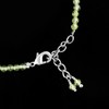 GEMKORA Natural Real Peridot Crystals Bracelet, 3mm Best Grade Micro