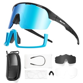 SCVCN Cycling Glasses Men Women Mountain Bike Sunglasses Polarized Sports MTB Triathlon Bicycle Running Golf