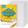 Csyidio 20 Pieces Shrink Plastic Sheets Sanded Shrink Sheets Shrink