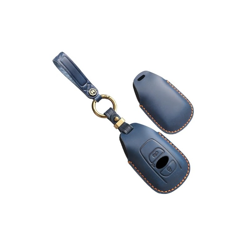 TECART Key fob Cover case with Keychain Leather Key case