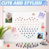 VNDUEEY 20 Pcs Refrigerator Magnets, Gold Metal Push Pin Magnets,