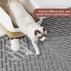 Pieviev Cat Litter Mat 58 x 43 cm, Waterproof Cat