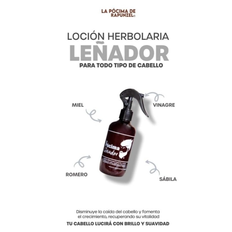 LA POCIMA DEL LEÑADOR (Para caída y crecimiento del cabello)