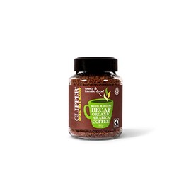 Clipper Instant Coffee - Medium Roast Decaffeinated 100g (Pack of 6)