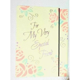 Majestic Greetings 1-Very Special Friend Greeting Card/Envelope Confidant Laugh Listen Best