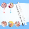 JJUNW 2 piezas de cepillo de gel constructor de uñas
