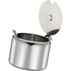 Wwyan 1Set of Silver 285ml Stainless Steel Sugar Bowl with