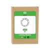sourcing map M6 50Pcs Internal Tooth Washers, 304 Stainless Steel
