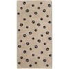 Cawö Home Hand Towels We Love Dogs Paws 6247 Black/Beige