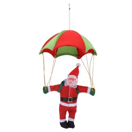Lovely Pendant Parachute Santa Claus Doll Baby Kid Christmas Toys Gift Decoration35cm Parachute Santa Claus