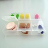 Multi-purpose Daily Pill & Supplement Case - Transparent Simple Travel Storage Organizer Small Size 6ea