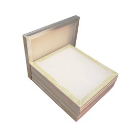 QOMOLANGMA USA 6pcs 23" x 31" Aluminum Frame Silk Screen Printing Screens, 110 White Mesh