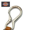 Dickies Carabiner Key Chain (Dark Brown) Free Size, dark brown