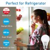 YukiHalu, A15 Appliance Light Bulb, 60W Equivalent for Range Hood/Refrigerator