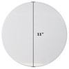 Beam Lighting 11in White Round Acrylic Drum Style Cover/Lens for