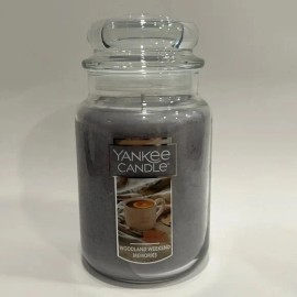 Yankee Candle 22oz Large Glass Woodland Weekend Memories Jar Candle
