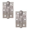 Excel XL964 Pair of 3" Grade 7 Door Hinges, Satin