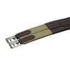 SIE EQUESTRIAN Contoured Leather Chafeless Girth Black Brown 46" /48"