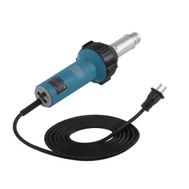 TRY-YEAN 1600W 110V Hot Air Welder Heating Gun, Handheld Hot Air Torch Plastic Welding Gun for TPO PVC Vinyl Welding Kit with Welding Speed Nozzle Roller Rod Carrying Case