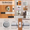 ThorBolt Keyless Entry Door Lock, Fingerprint Door Lock with Keypad