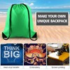 PLULON Drawstring Backpack Bags Bulk String Backpack Cinch Sack Pull