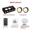 TECOMLIGHT LED Puck Lights with Remote Control, Battery Operated Wireless