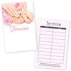 500 Foot Care Appointment Cards Manicure & Pedicure for Cosmetic