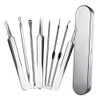 Atomus Blackhead Remover Tool Kit, 8 Pieces Professional Pimple Extractor