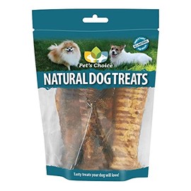 Pet's Choice Naturals Natural Dog Treats, Beef Trachea, 4Count, (BF-Trachea)