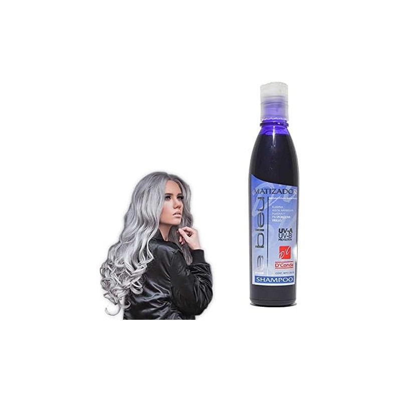 D'Conde Shampoo Matizador Morado Le Bleu Sin Sales Ni Parabenos