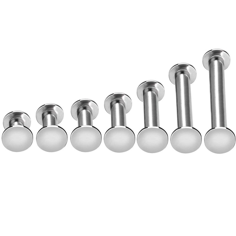 Pangda 80 Set Chicago Binding Screws Assorted Kit 7 Different