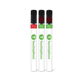 TouchUpDirect PRV Octane Red Tricoat Compatible with Dodge Exact Match Touch Up Paint Brush - Essential Kit