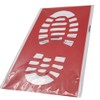 Santa Footprint Stencil – Reusable Plastic Template for Santa’s Boot