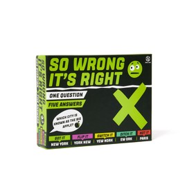 Format Games So Wrong It's Right Party Game from TV and Radio Personality Matt Edmondson Mind Melting Trivia Game for Adults and Teens Ages 14+ 3+ Players Avg. Playtime 60-90 Minutes Made