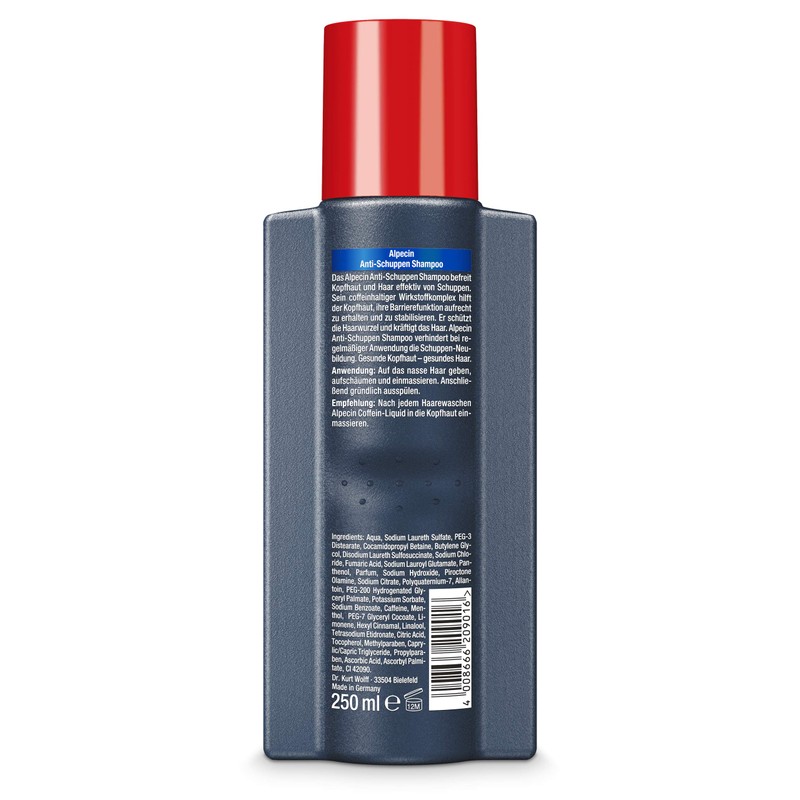 Alpecin Anti-Dandruff Shampoo A3, 1 x 250 ml - For