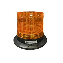 Railhead LED Strobe Light 10-100V DC Safety Warning Signal with Double Flash for Truck Construction Forklift Snow Mobiles Emergency Vehicles, Amber M5414-LED A