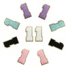 TXSN 10PCS Self Adhesive Chenille Number Patches, Colorful Iron on