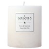 Aroma Naturals Patchouli and Frankincense Essential Oil White Scented Pillar